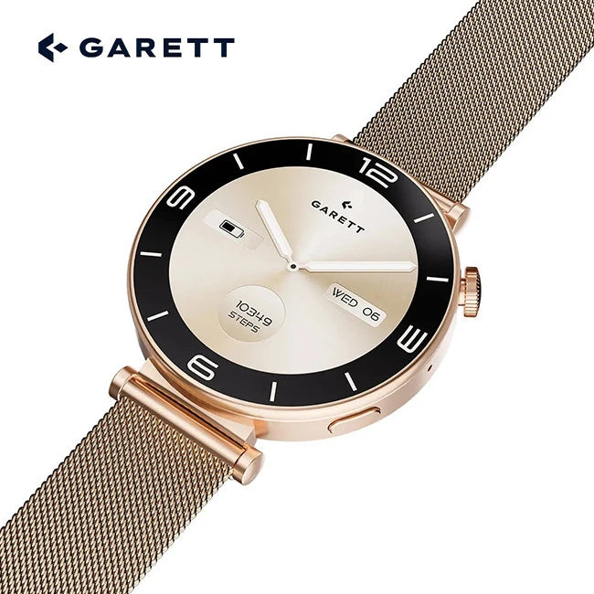 Garett Smartwatch Rose Gold Mesh