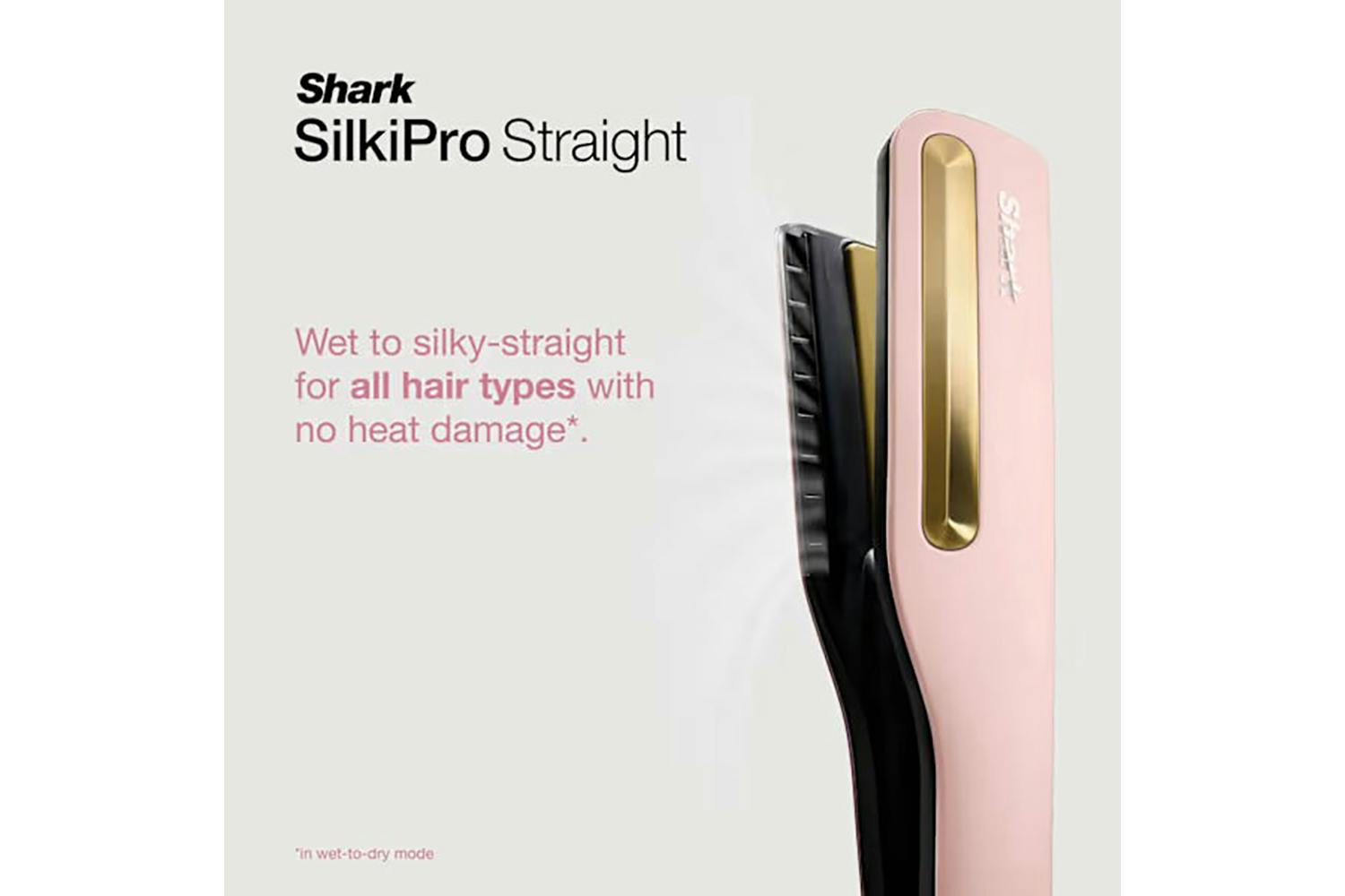 Shark SilkyPro Hair Straightener + Dryer Rose Petal | HT401UKPK