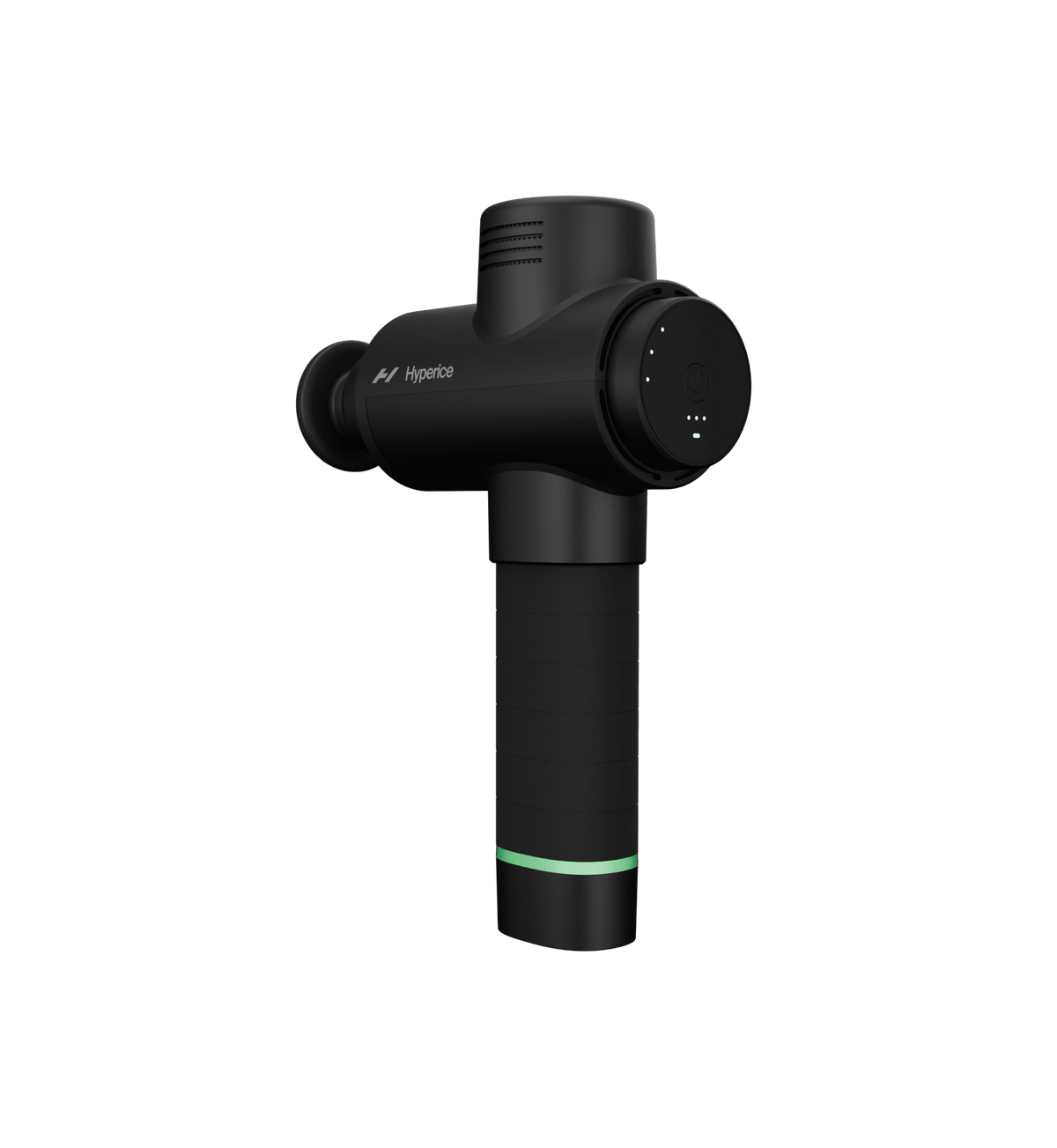 Hyperice Hypervolt 2 black massage gun — alternate angle