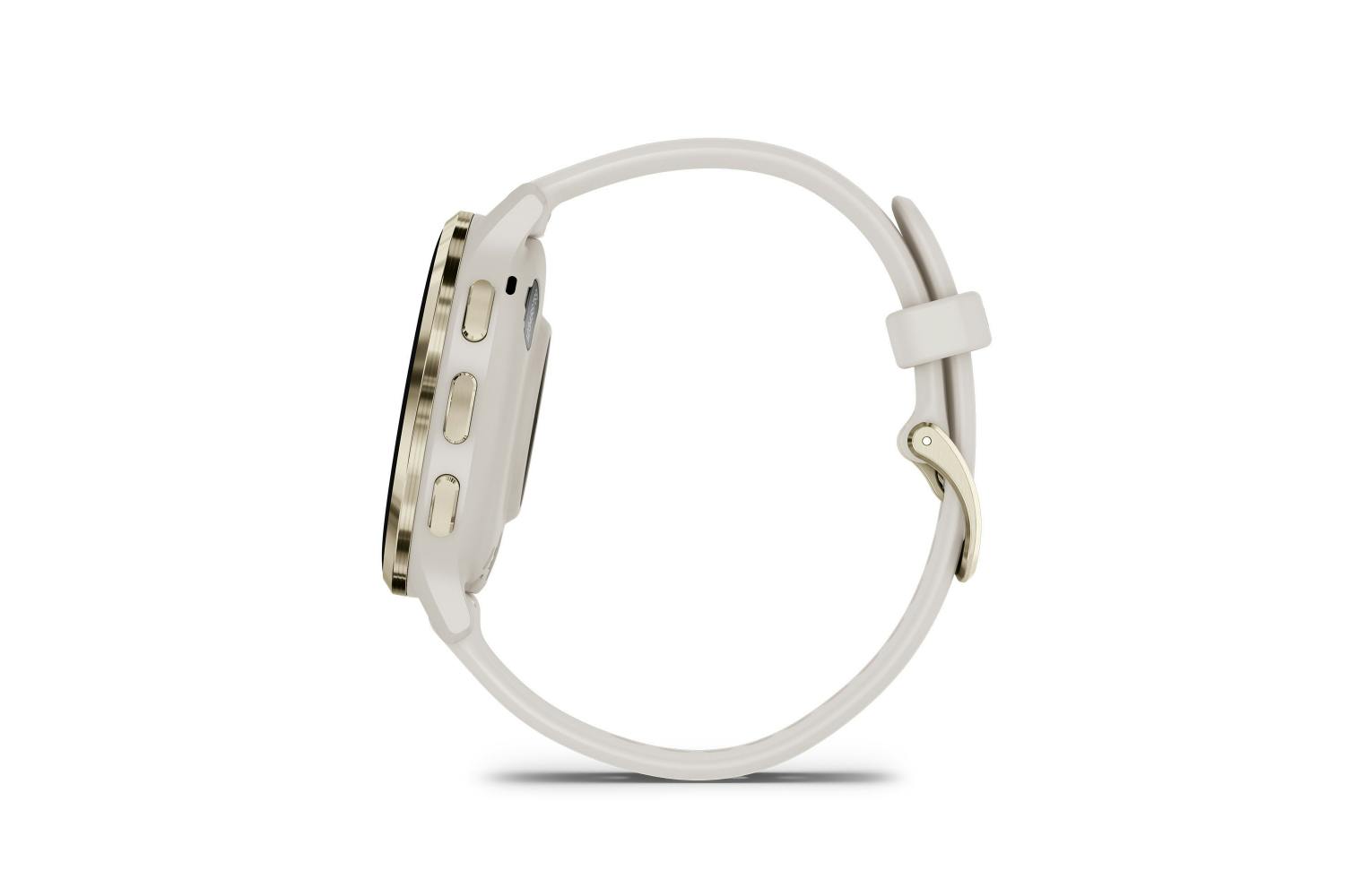 Garmin Venu 3S GPS Smartwatch - Ivory / Soft Gold | 010-02785-04