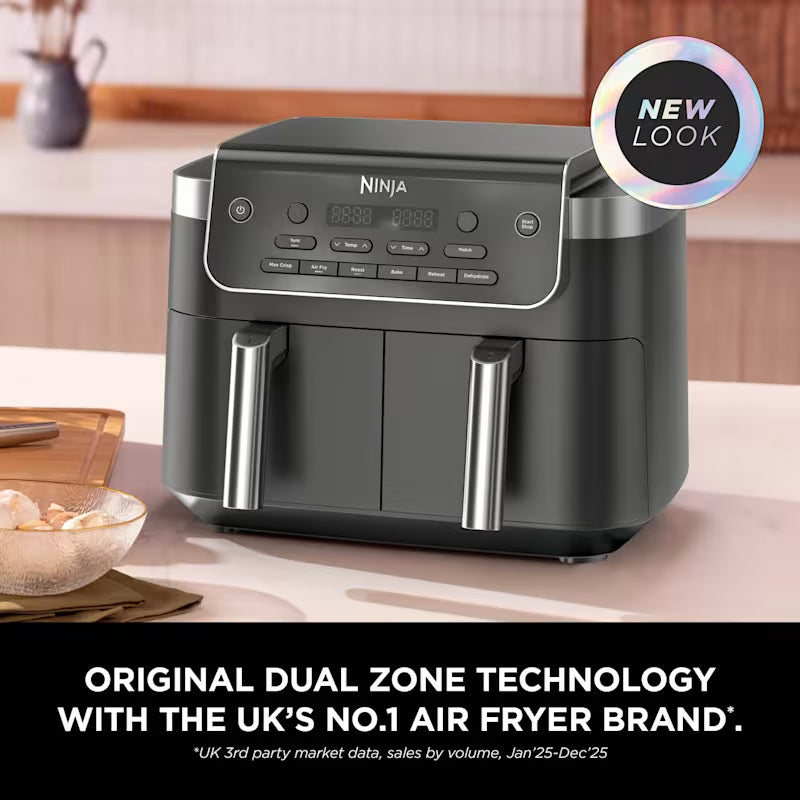Ninja DualZone 7.6L 2 Drawer Air Fryer | DZ801UK