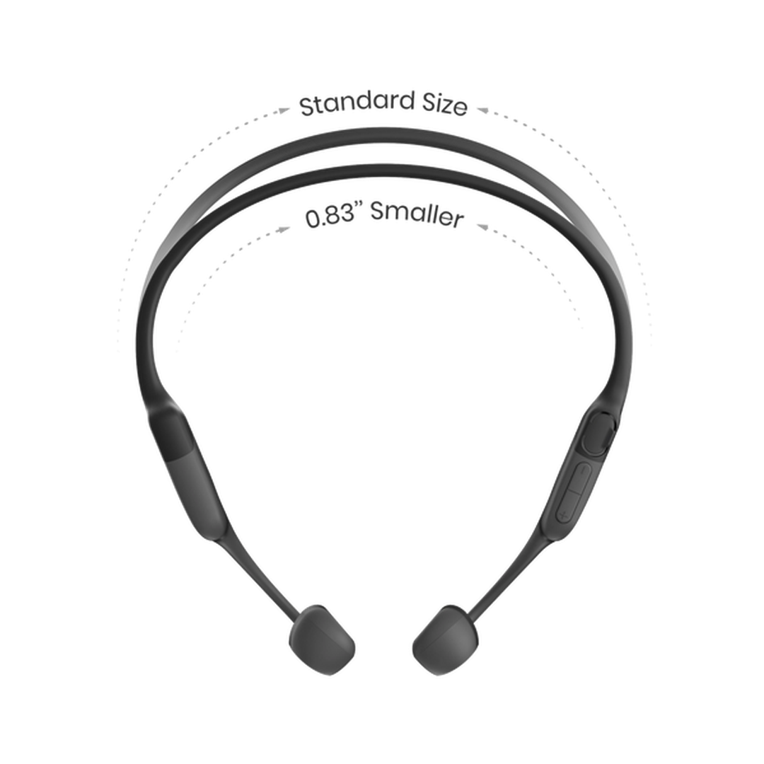 Shokz OpenRun Mini Bone Conduction Wireless Sport Headphones – Cosmic Black | 38-S806-MN-BK Shokz Headphones Foys Electrical Cootehill Electrical Foys Electrical Cootehill