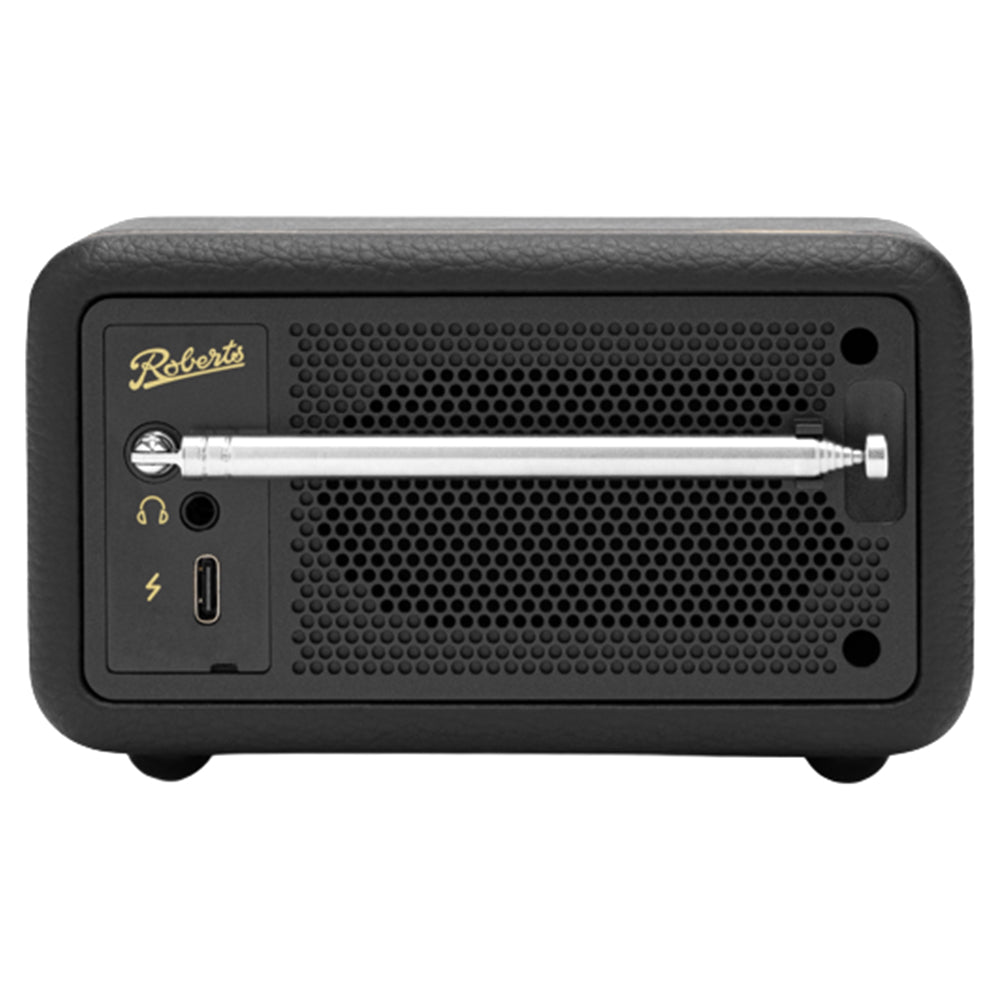 Roberts Revival Petite 2 FM/DAB Bluetooth Radio, Black REV-PETITE2BK