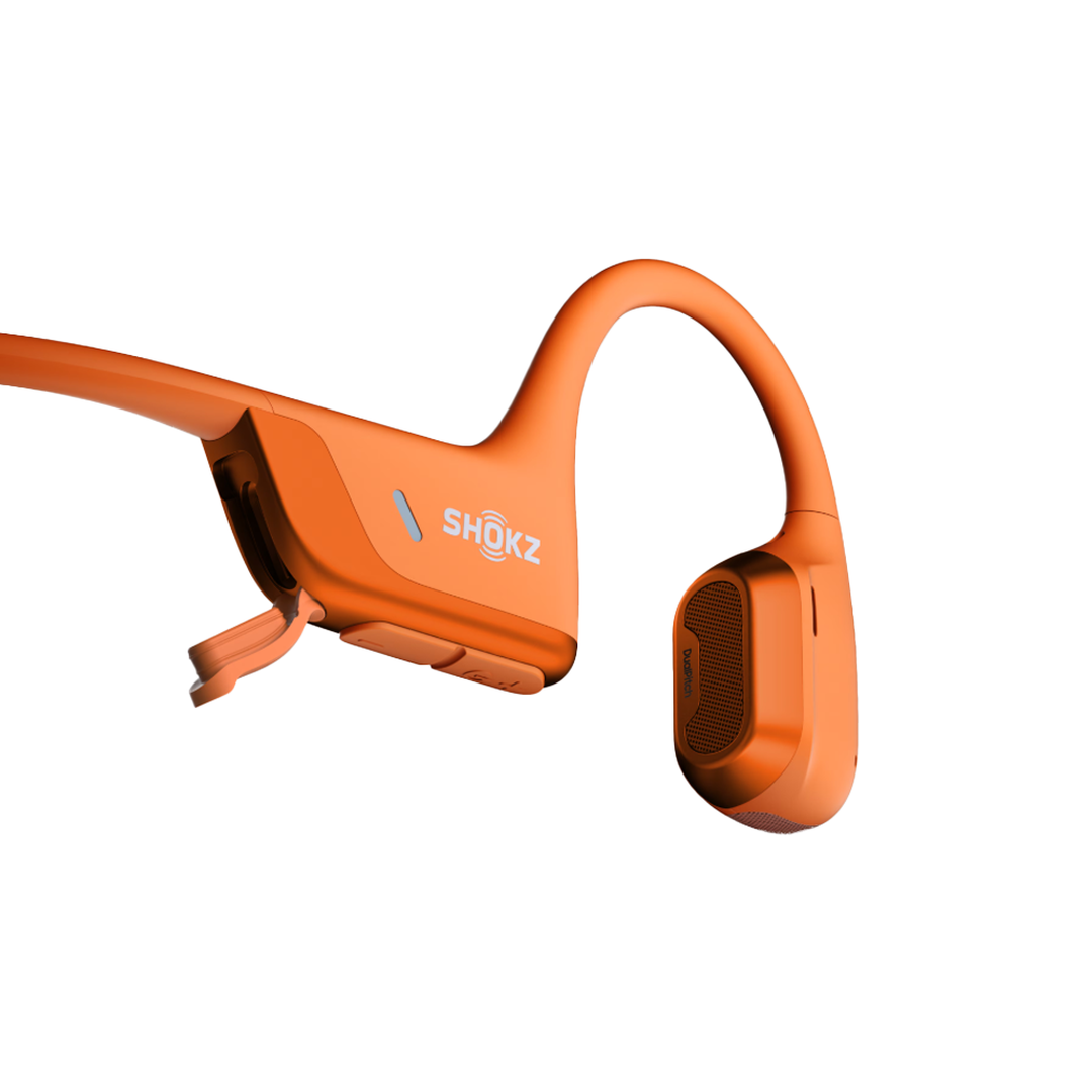 Shokz OpenRun Pro 2 Mini 30.3g Open-Ear Wireless Sport Headphones – Orange | 38-S821-MN-OR Shokz Headphones Foys Electrical Cootehill Electrical Foys Electrical Cootehill
