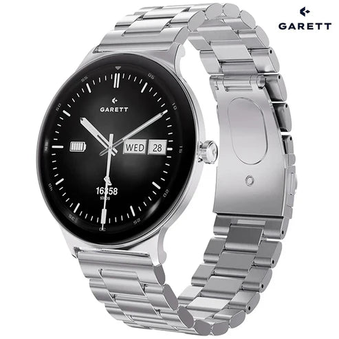 Garett Quantum Smartwatch Silver Steel