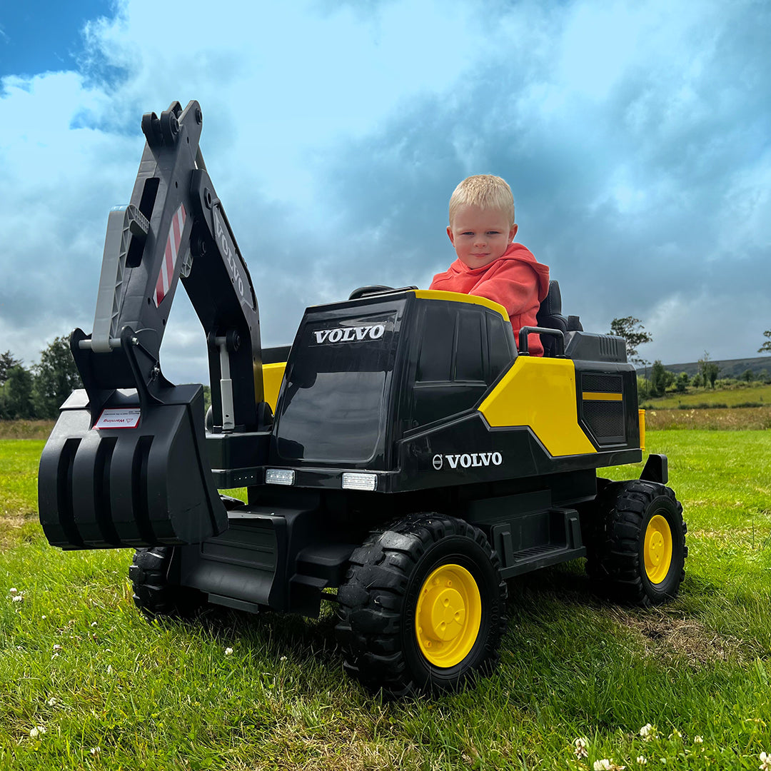Licensed Volvo Electric Digger Ride On Excavator
