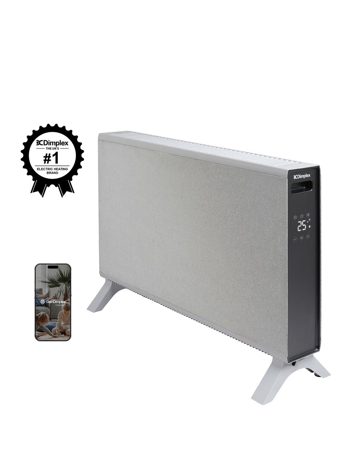 Dimplex HeatLite TEX 2kW Smart Convector Heater, Grey DXCV2004