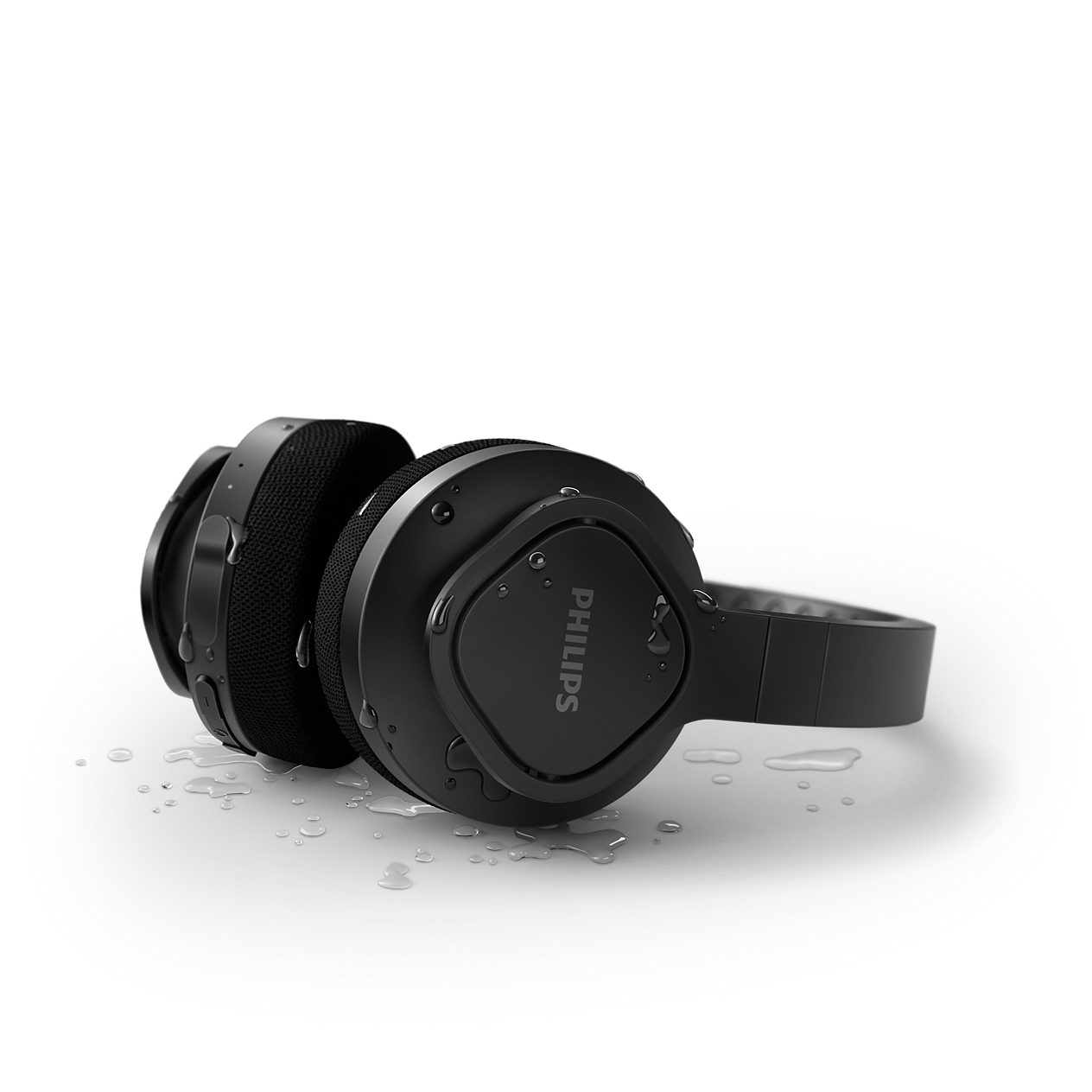 Philips TAA4216BK Wireless Headphones – Black On-Ear Bluetooth Sports Headphones Wireless Headphones