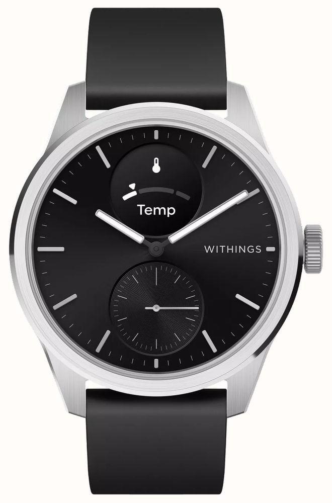 Withings ScanWatch 2 - Advanced Health Monitor with ECG & SpO2 - 42mm Black | 78-HWA10-model 4-All-Int Smartwatch