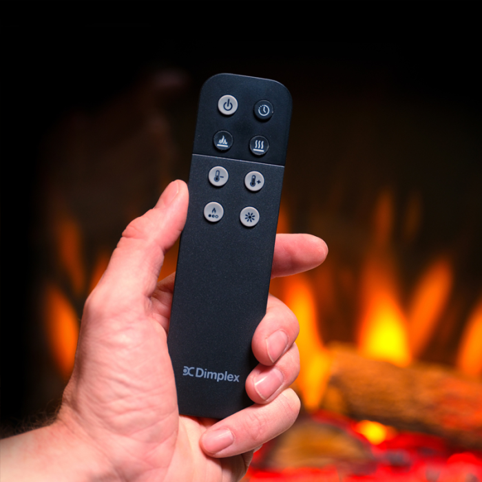 Dimplex Scala 22 Inch 2kW Optiflame Inset Electric Fire Black Nickel | SCA22BN