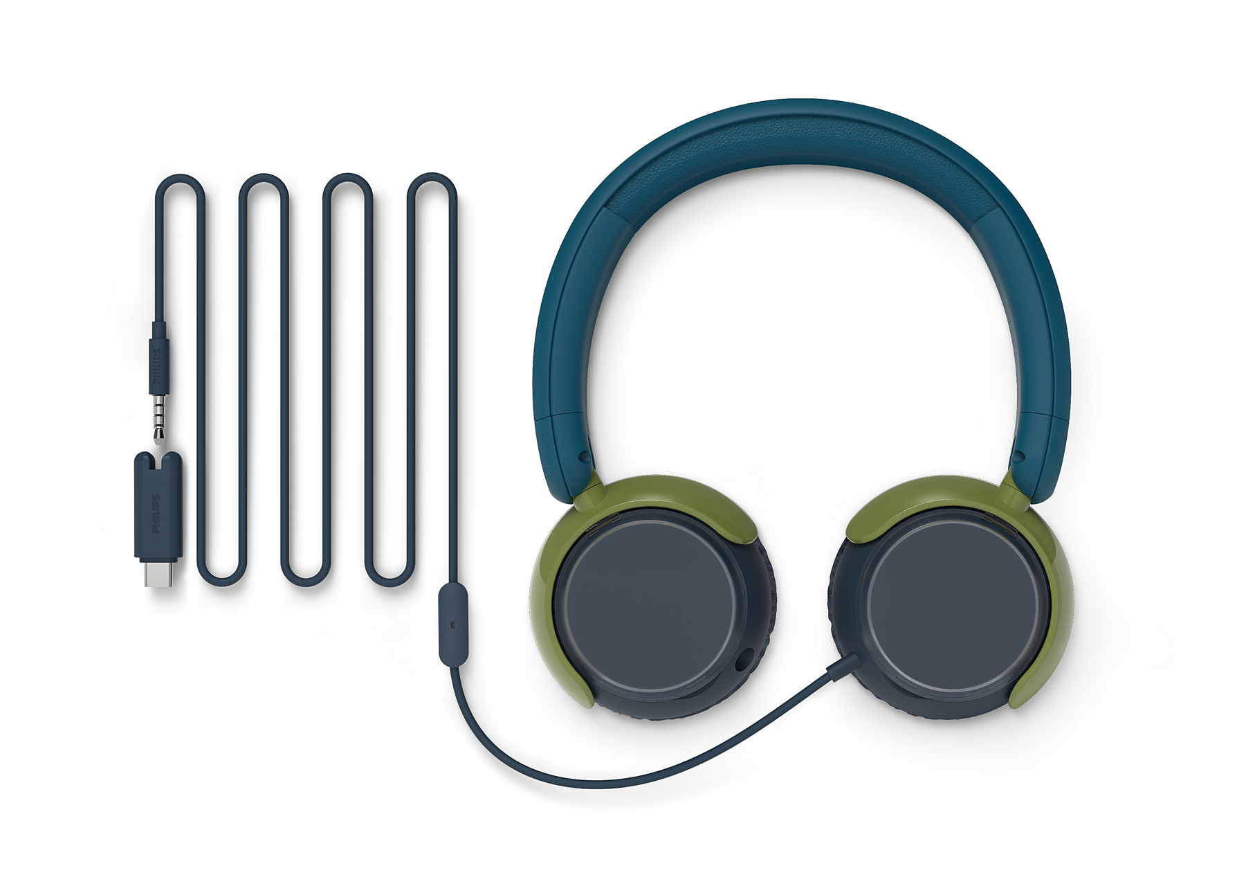 Philips 2000 Series Kids’ On-Ear Headphones Crystal Teal | TAK2000CT/00