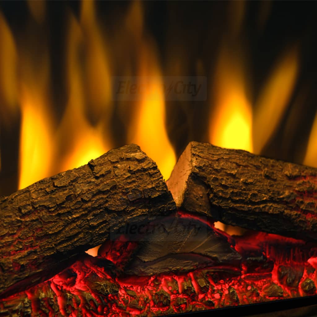 Dimplex Luna 16 Inch Optiflame Inset Electric Fire, Chrome LNA16CH