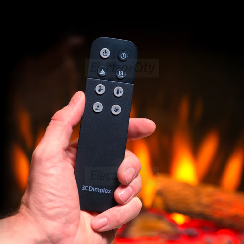 Dimplex Luna 16 Inch Optiflame Inset Electric Fire, Chrome LNA16CH