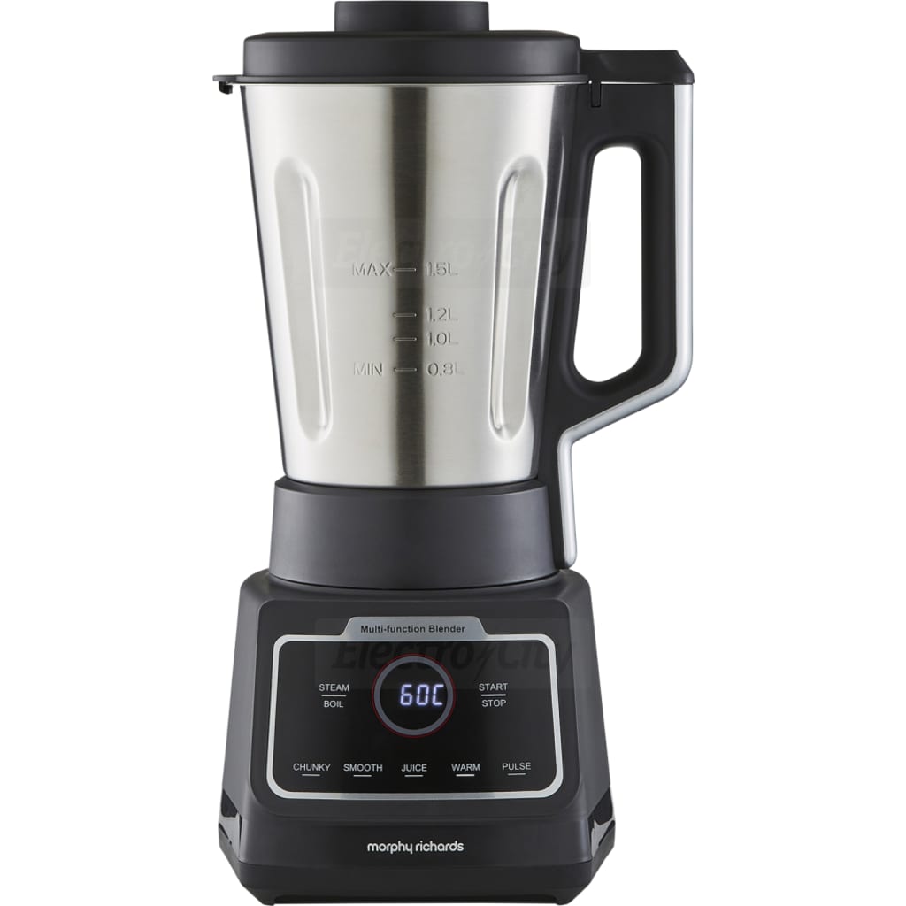 Morphy Richards Multifunction Soup Maker and Blender, Stainless Steel 403066