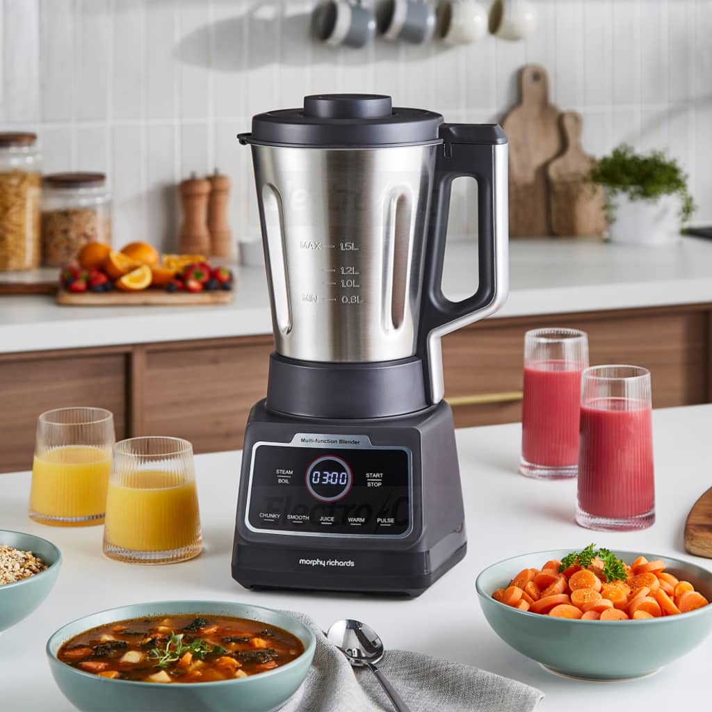 Morphy Richards Multifunction Soup Maker and Blender, Stainless Steel 403066