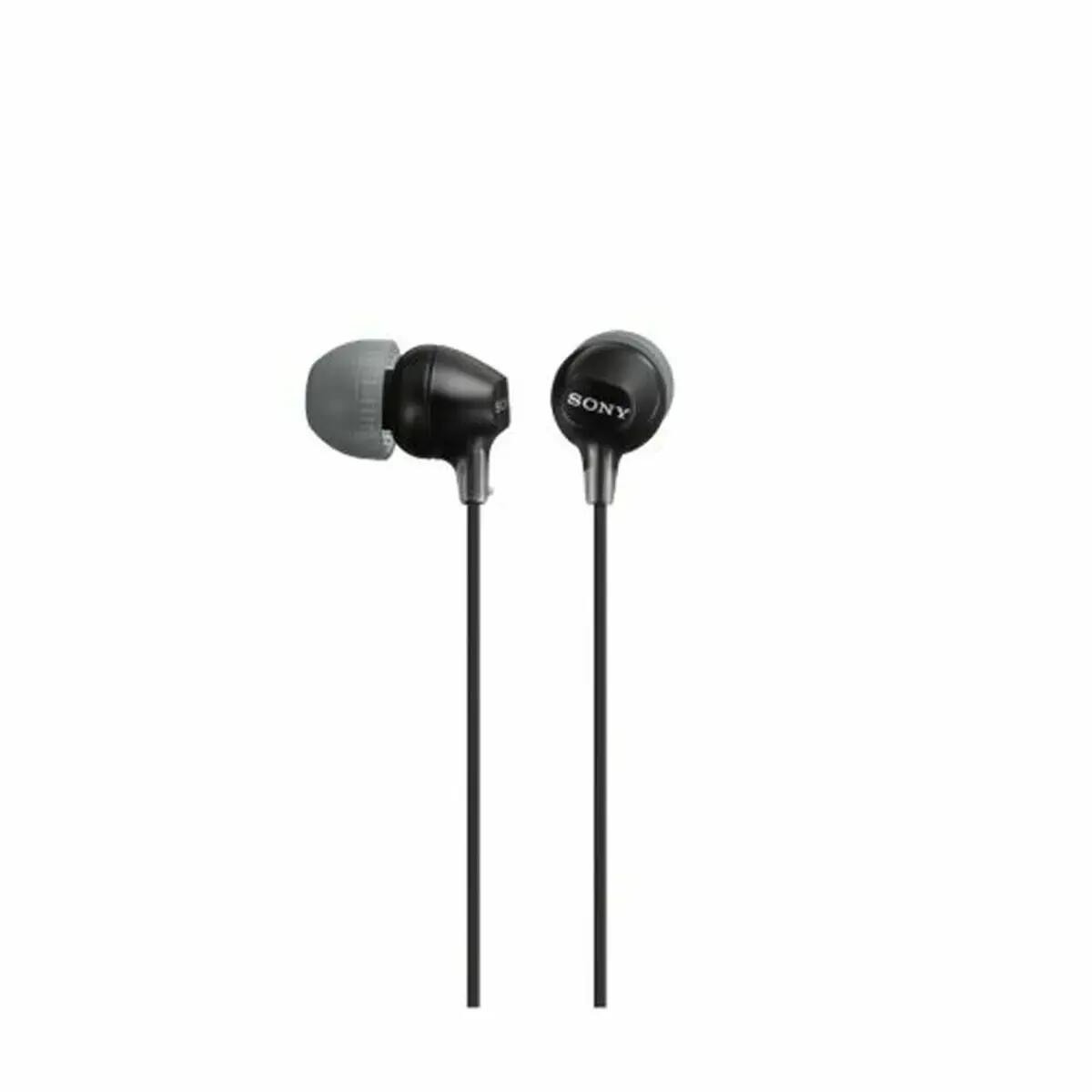 Sony MDR-EX15AP In-Ear Wired Headphones with Microphone Black