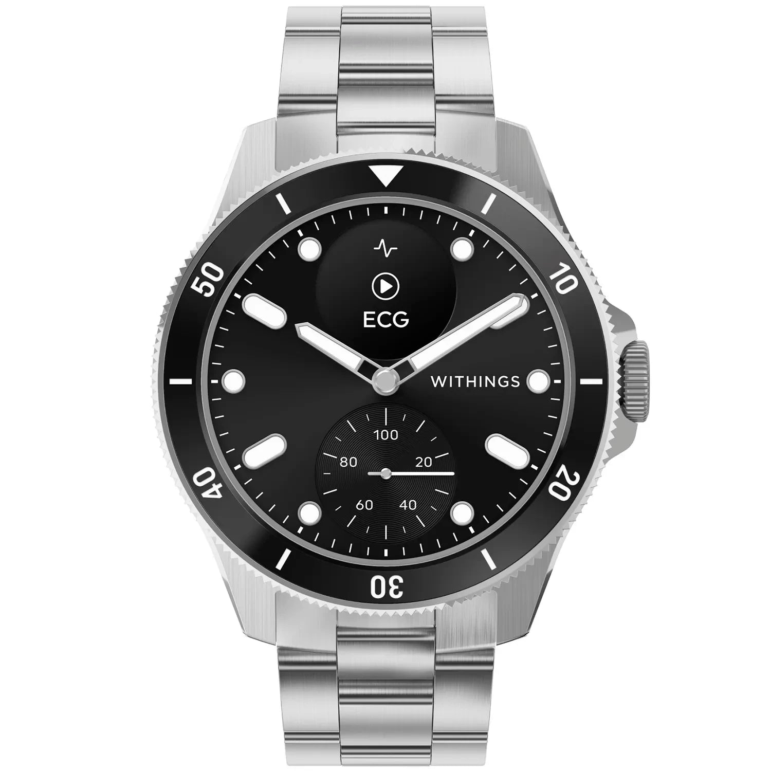 Withings ScanWatch Nova - Premium Health Smartwatch with ECG & SpO2 - Black | 78-HWA10-model 9-All-Int Smartwatch