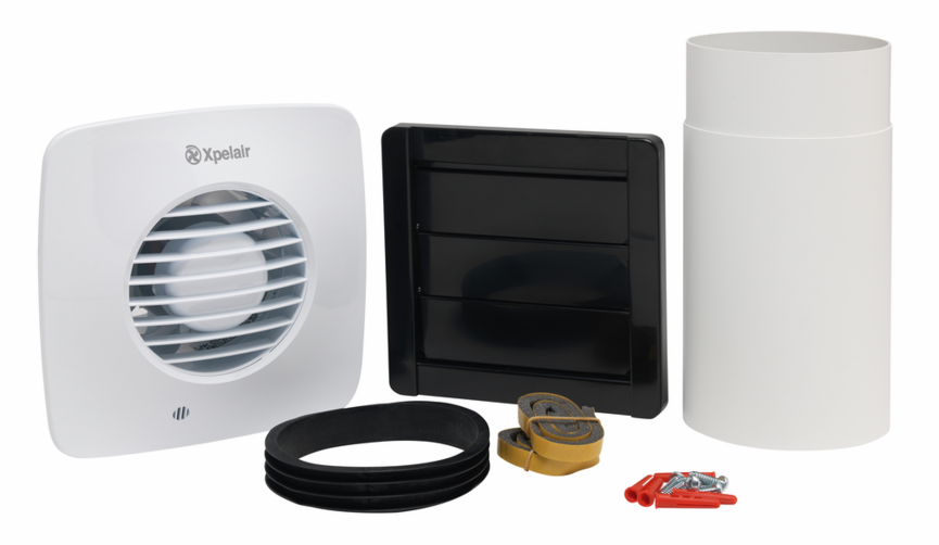 Xpelair Simply Silent Square Extractor Fan DX100S