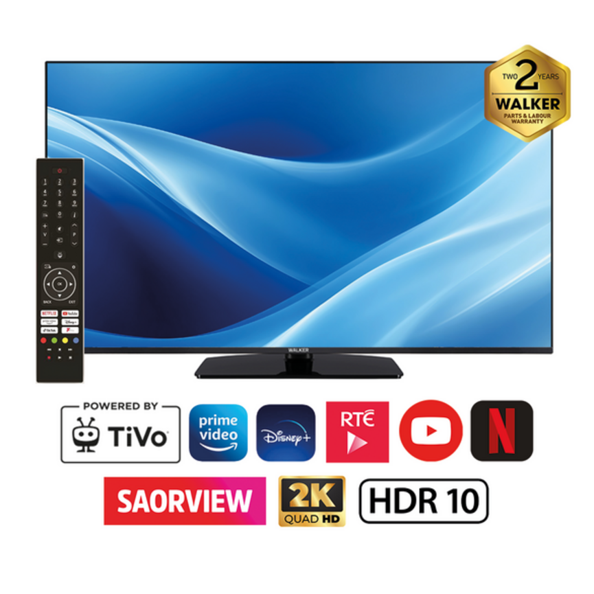 Walker 40 Inch Full HD Smart TiVo TV | WPS2K40241