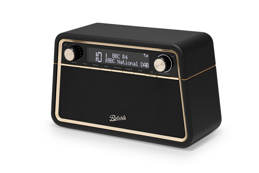 Roberts Reva DAB+ FM Bluetooth Tabletop Radio Black | REVABK