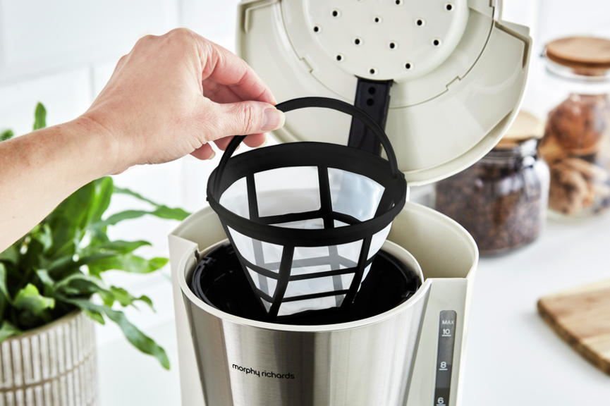 Morphy Richards Equip Coffee Maker, Cream 162504