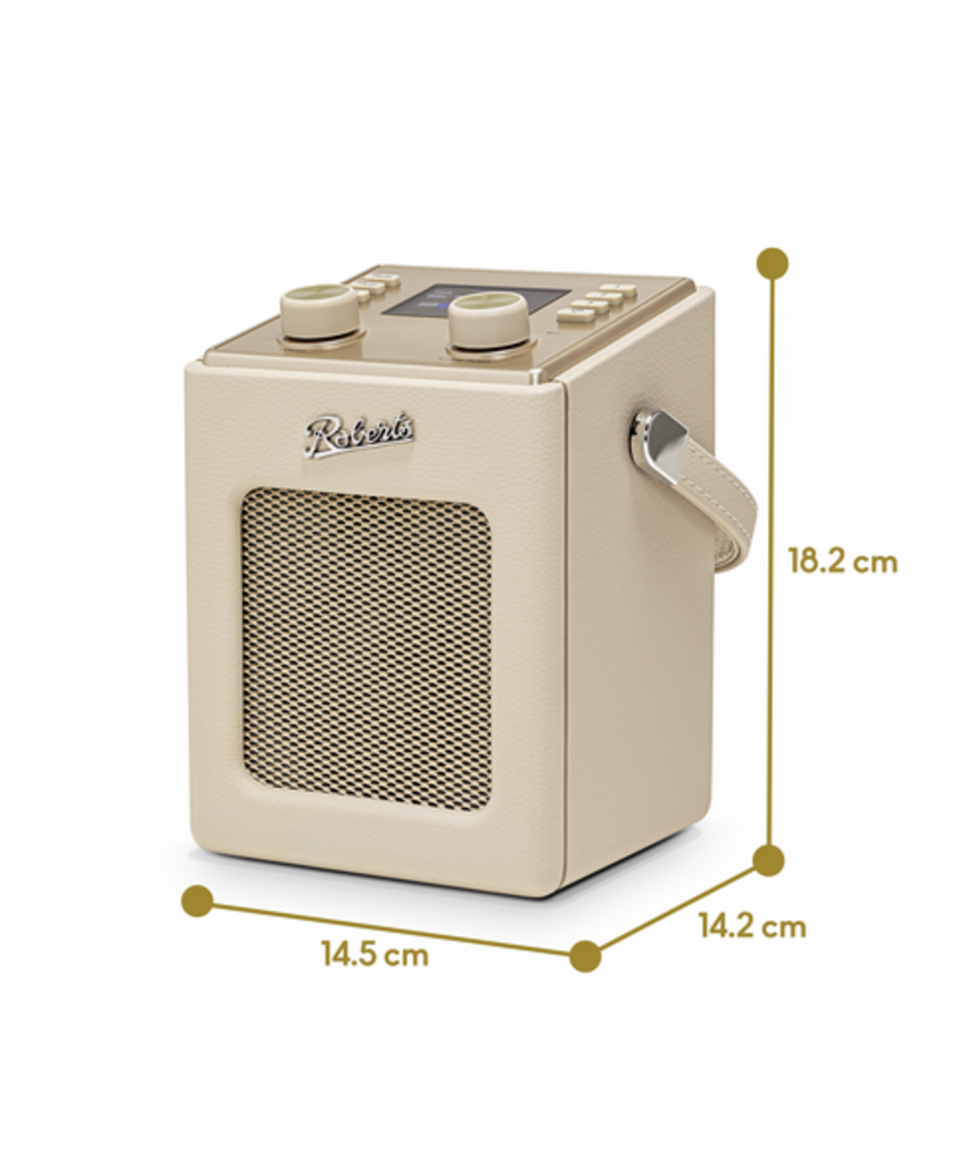 Roberts Revival Mini 2 Radio, Pastel Cream REV-MINI2PC