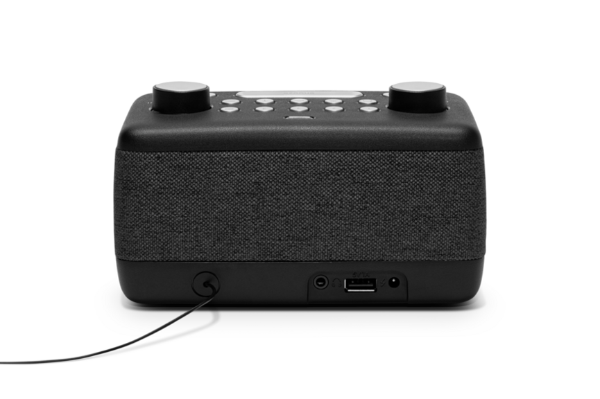 Roberts Ortus 4 FM/DAB+ Bluetooth Clock Radio, Black ORTUS4BK