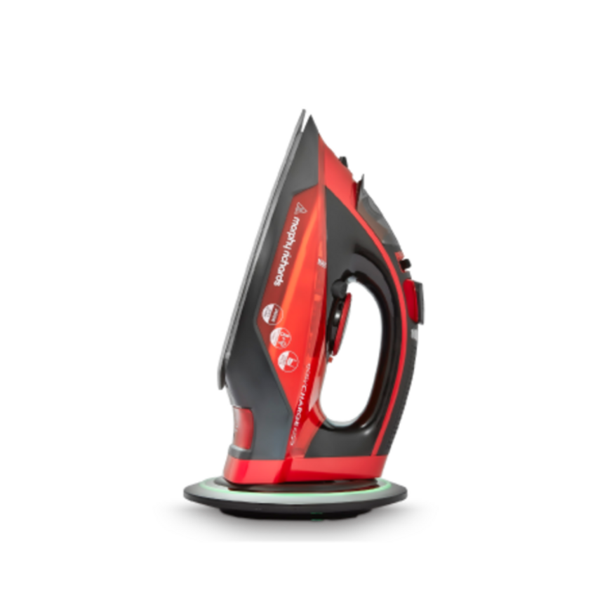 Morphy Richards 2400W Cordless Ceramic Steam Iron, Red 303250