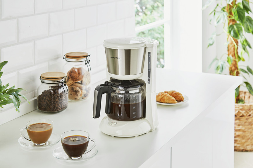 Morphy Richards Equip Coffee Maker, Cream 162504