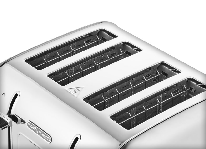 Morphy Richards Venture 4 Slice Toaster , Stainless Steel 240130
