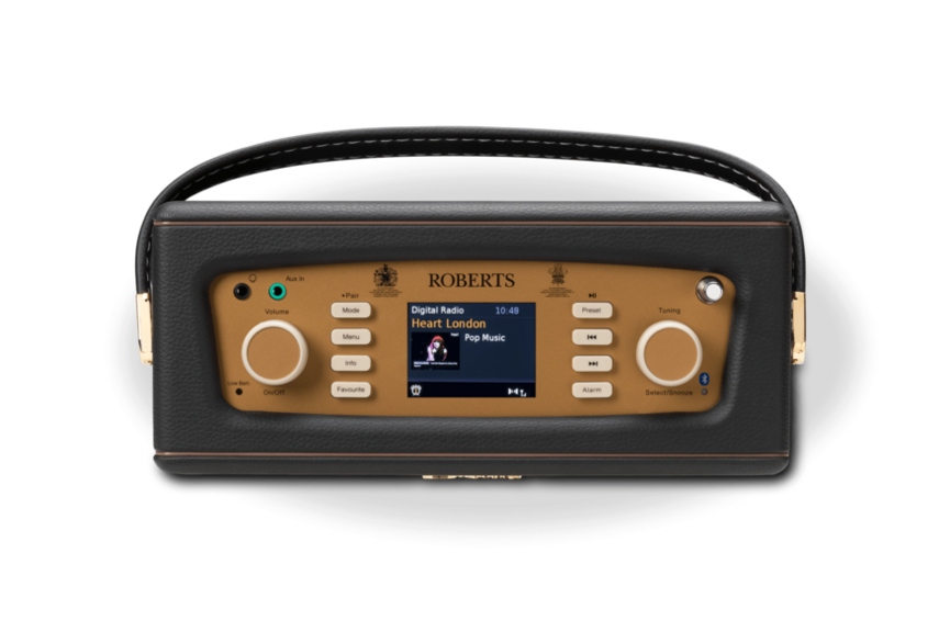 Roberts Revival RD70 DAB Digital Radio, Black RD70BLK