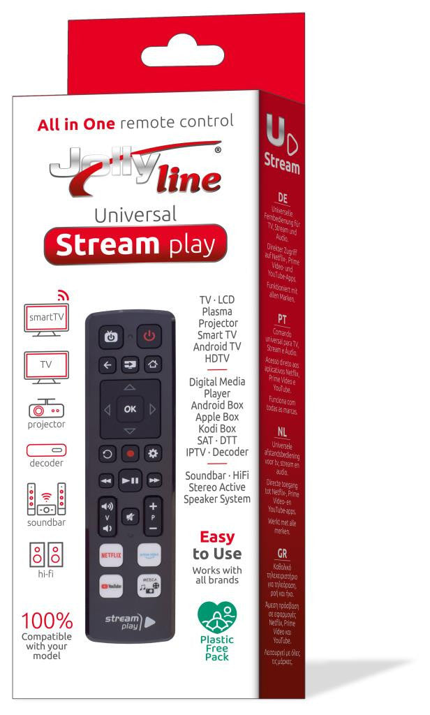 JL Universal TV Replacement Remote Control | 779987