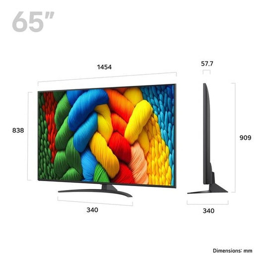 LG Nano81 65" 4K UHD NanoCell Smart TV | 65NANO81A6A.AEK LG TV Foys Electrical Cootehill Electrical Foys Electrical Cootehill
