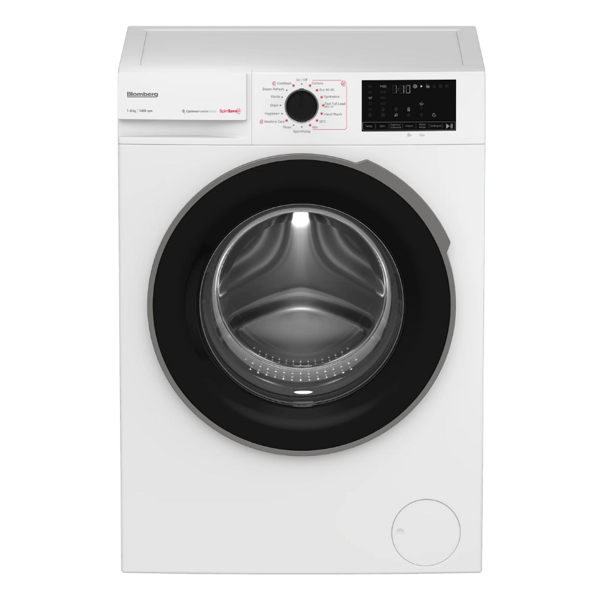 Blomberg 8kg 1400rpm Washing Machine with SpinSave White | LWA18461W Blomberg Washing Machine Foys Electrical Cootehill Electrical Foys Electrical Cootehill