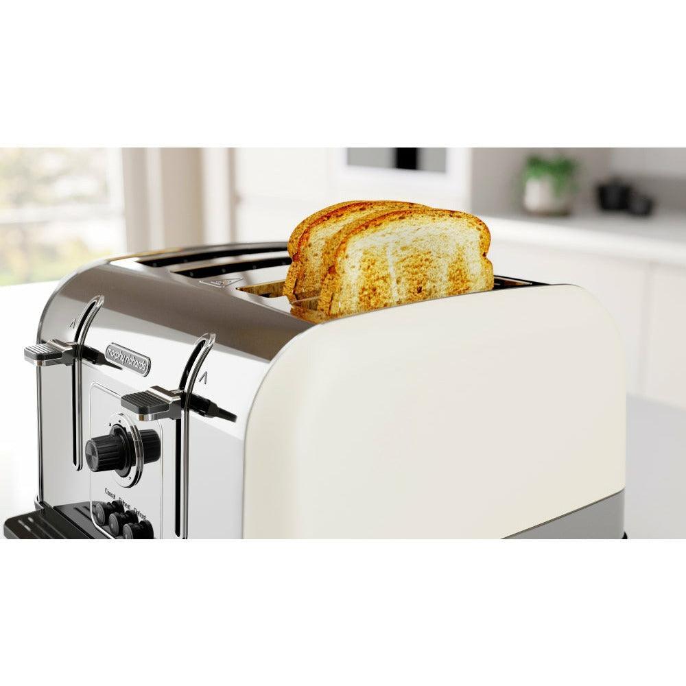 Morphy Richards 4 Slice Toaster Cream | 240132
