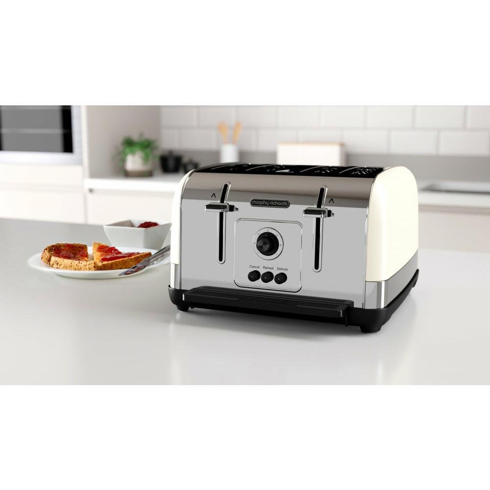 Morphy Richards 4 Slice Toaster Cream | 240132
