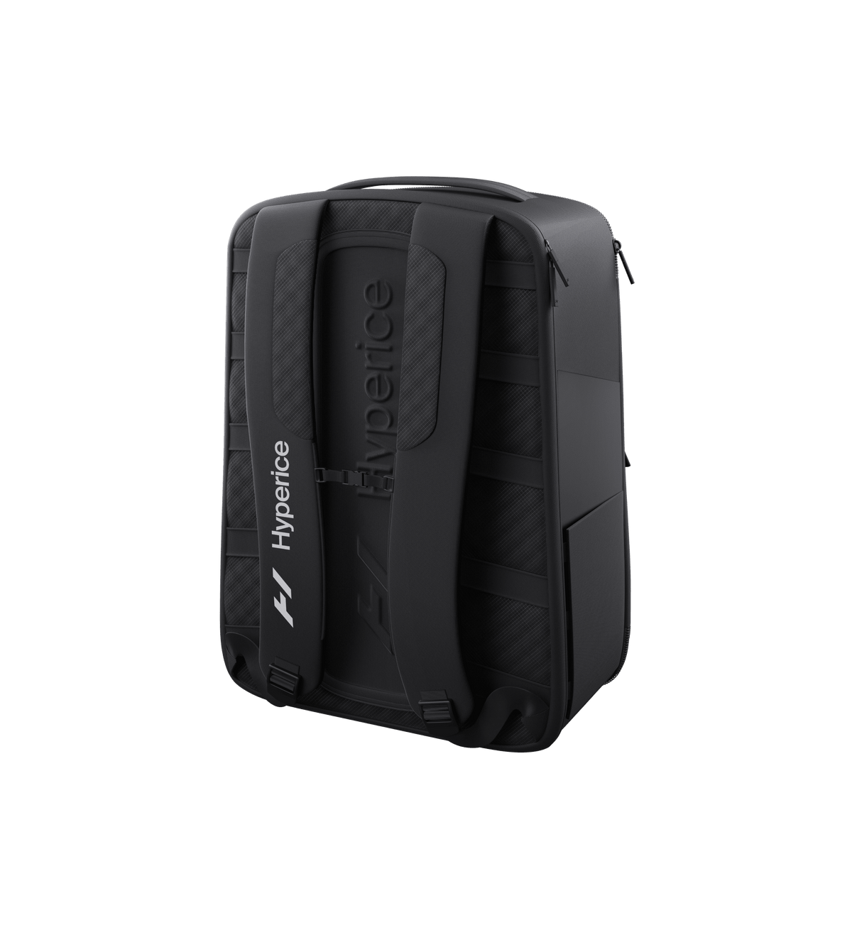 Hyperice Normatec Backpack 30L, black, angled three-quarter product view