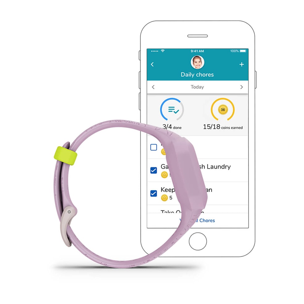 Garmin Vivofit Jr. 3 Kids Fitness Tracker Lilac Floral | 010-02441-01