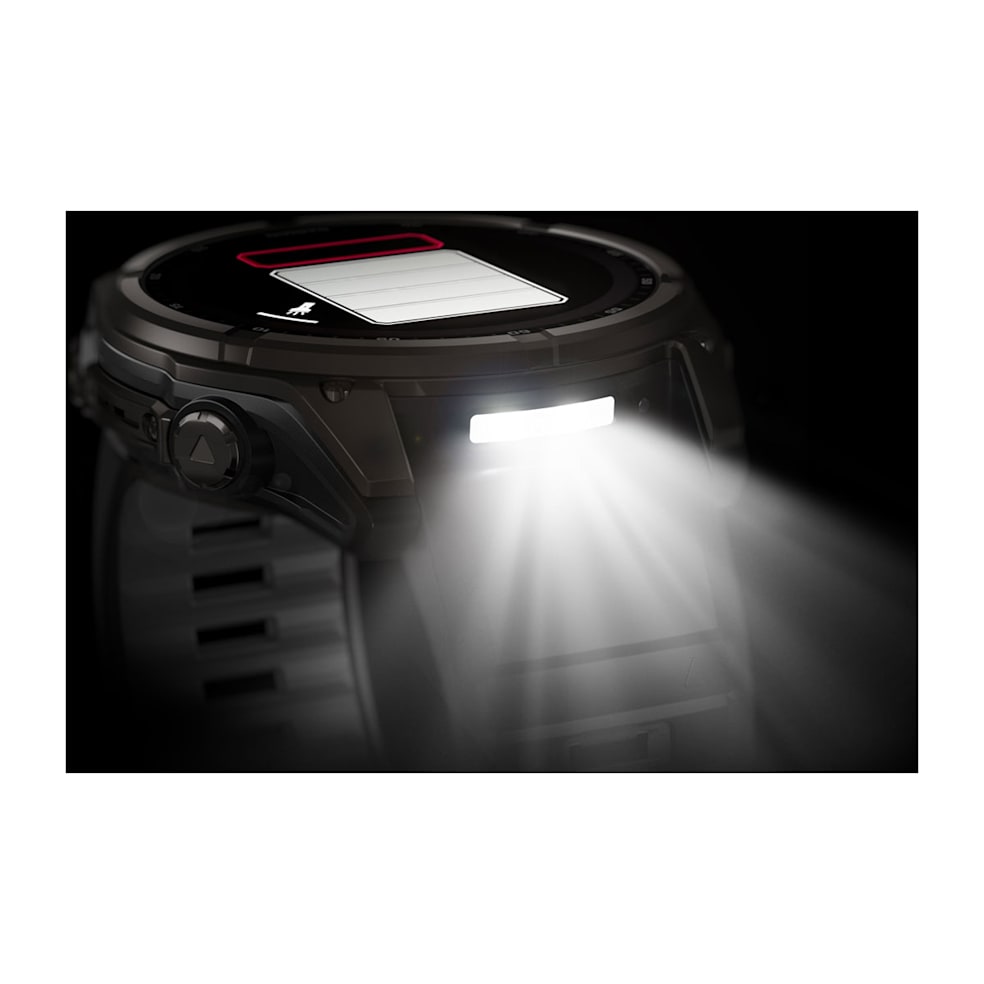Garmin Fenix 8 Solar Sapphire 51mm Titanium with Ember Orange Band | 010-02907-11