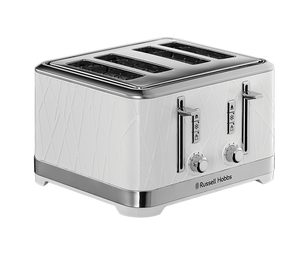 Russell Hobbs Structure White 4 Slice Toaster | 28100 Toaster