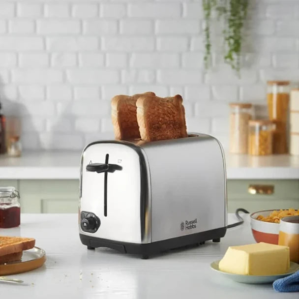 Russell Hobbs Adventure 2 Slice Toaster Brushed Stainless Steel | 24080