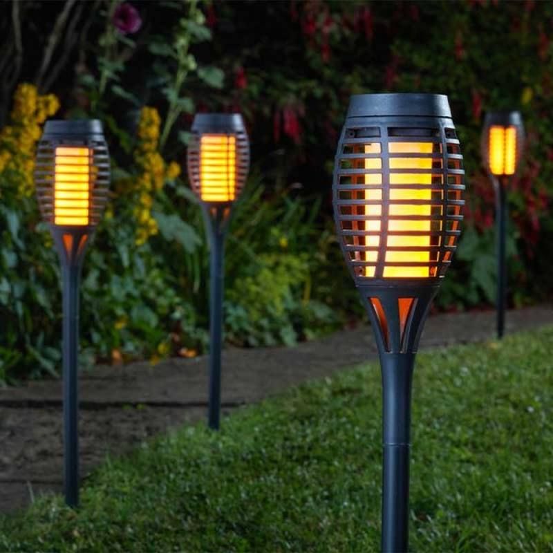 Smart Garden Party Flaming Torch Black 5 Pack