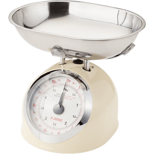 Judge Traditional 5kg Kitchen Scale Cream | TC345