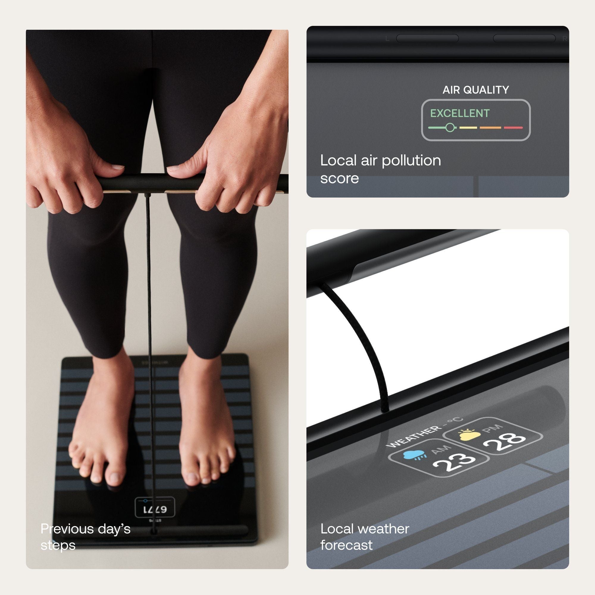 Withings Body Scan - Smart Scale with ECG, Body Composition & Segmental Analysis - Black | 78-WBS08-Black-All-Inter