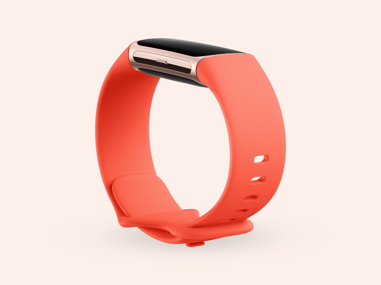 Fitbit Charge 6 Coral/Champagne Gold Aluminium | GA05184-GB