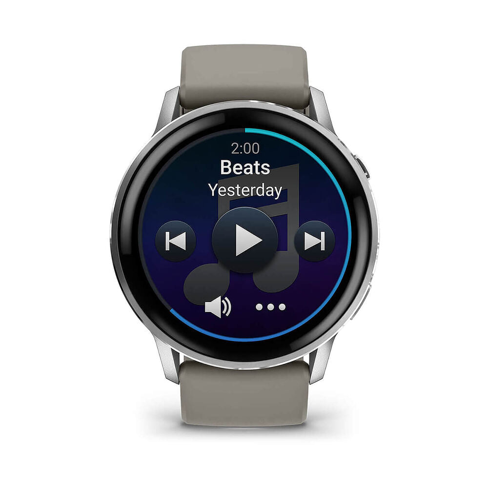 Garmin Venu 4 (45mm), Black with Silver | 010-03014-01