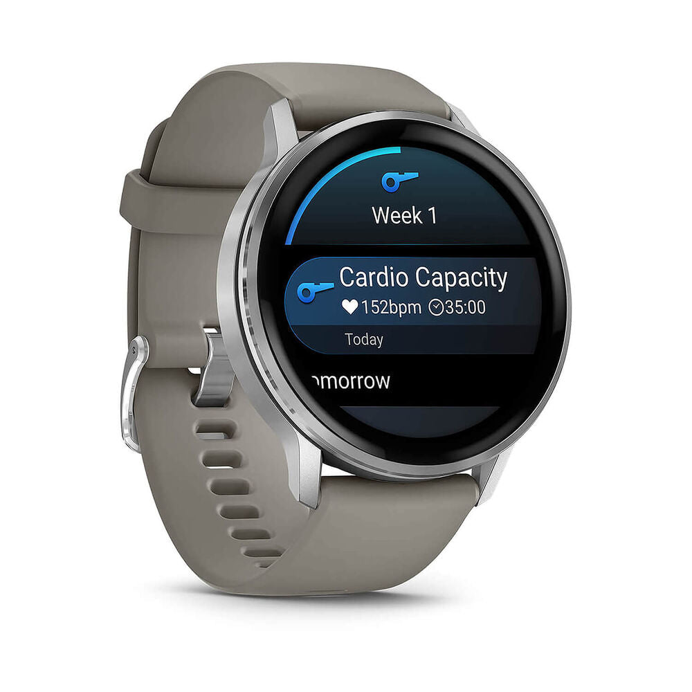 Garmin Venu 4 (45mm), Black with Silver | 010-03014-01