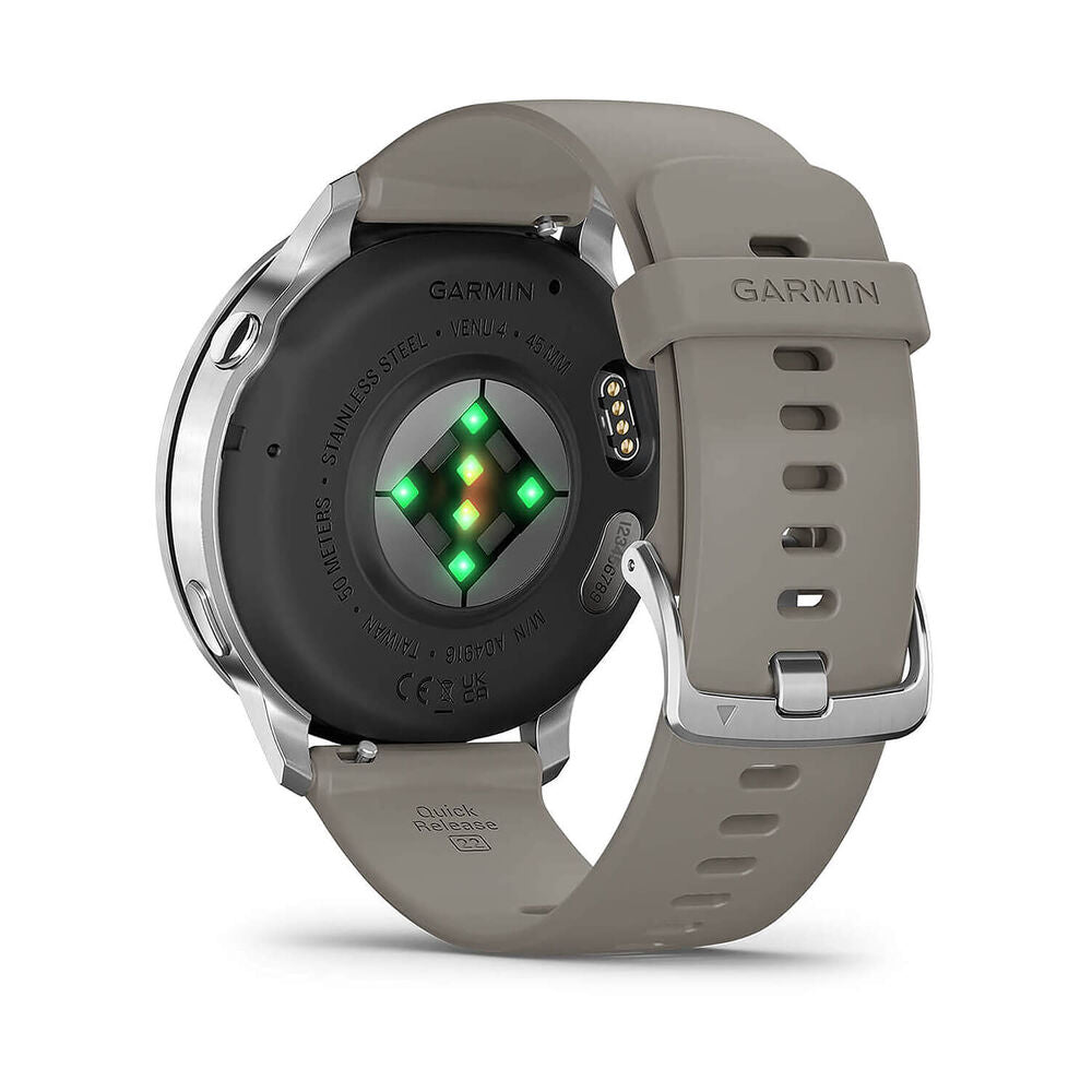 Garmin Venu 4 (45mm), Black with Silver | 010-03014-01