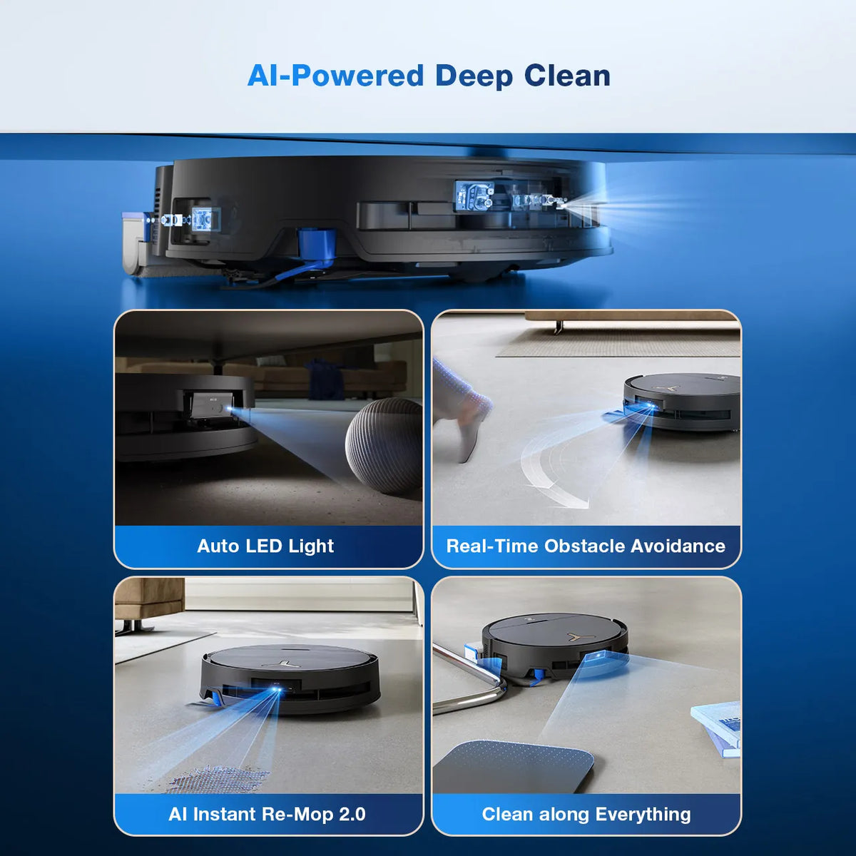 ECOVACS DEEBOT X9 PRO OMNI Robot Vacuum & Mop | 270-DEX61-31EC