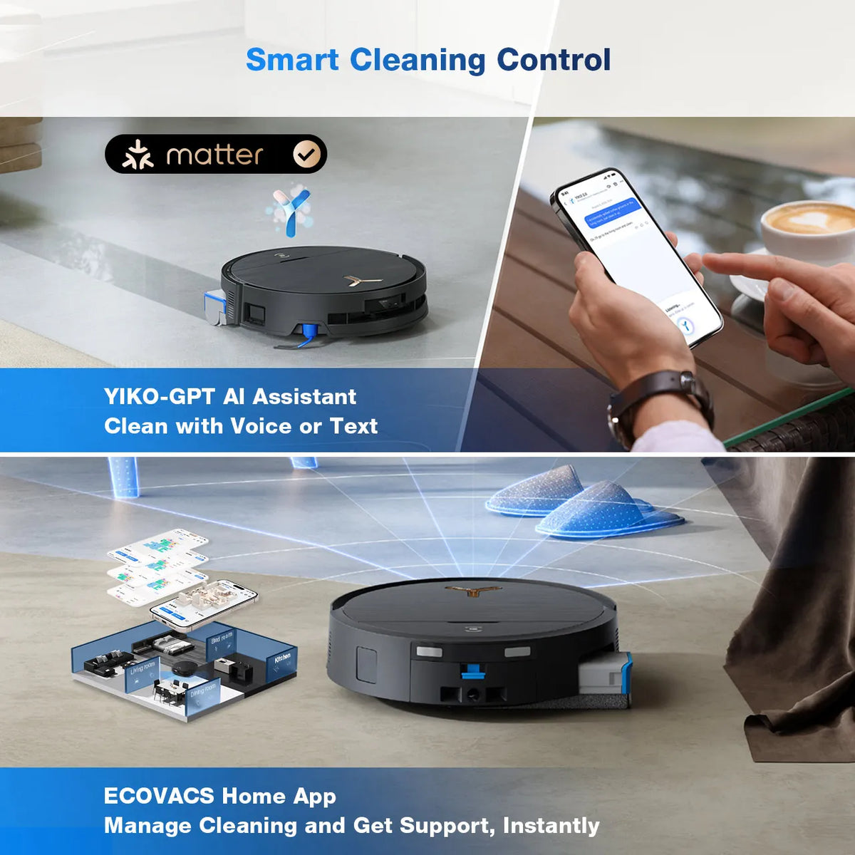 ECOVACS DEEBOT X9 PRO OMNI Robot Vacuum & Mop | 270-DEX61-31EC